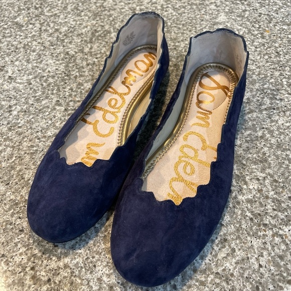 Sam Edelman Shoes - Sam Edelman scalloped ballet flats like new